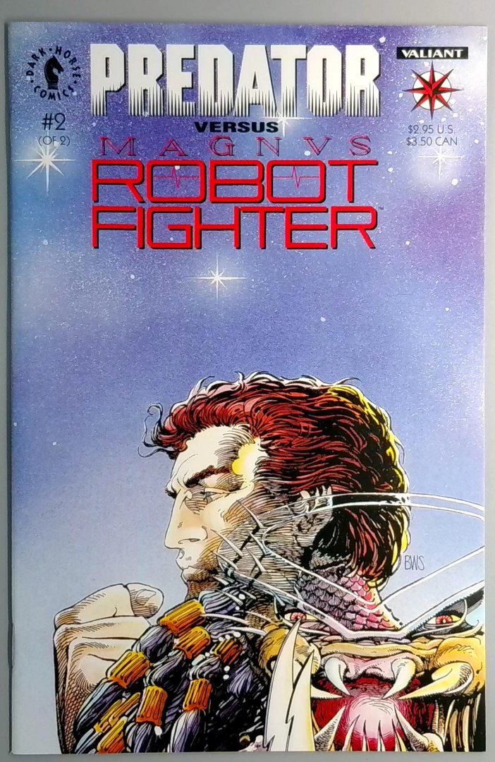 Predator Vs. Magnus, Robot Fighter #2 NM Dark Horse 1993