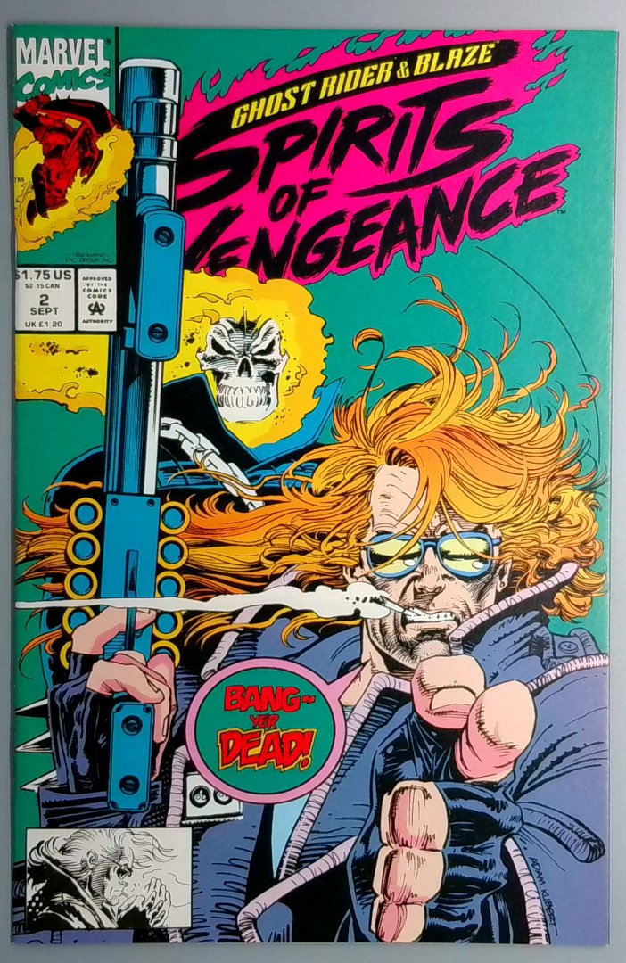 Ghost Rider / Blaze: Spirits of Vengeance #2 NM Marvel 1992