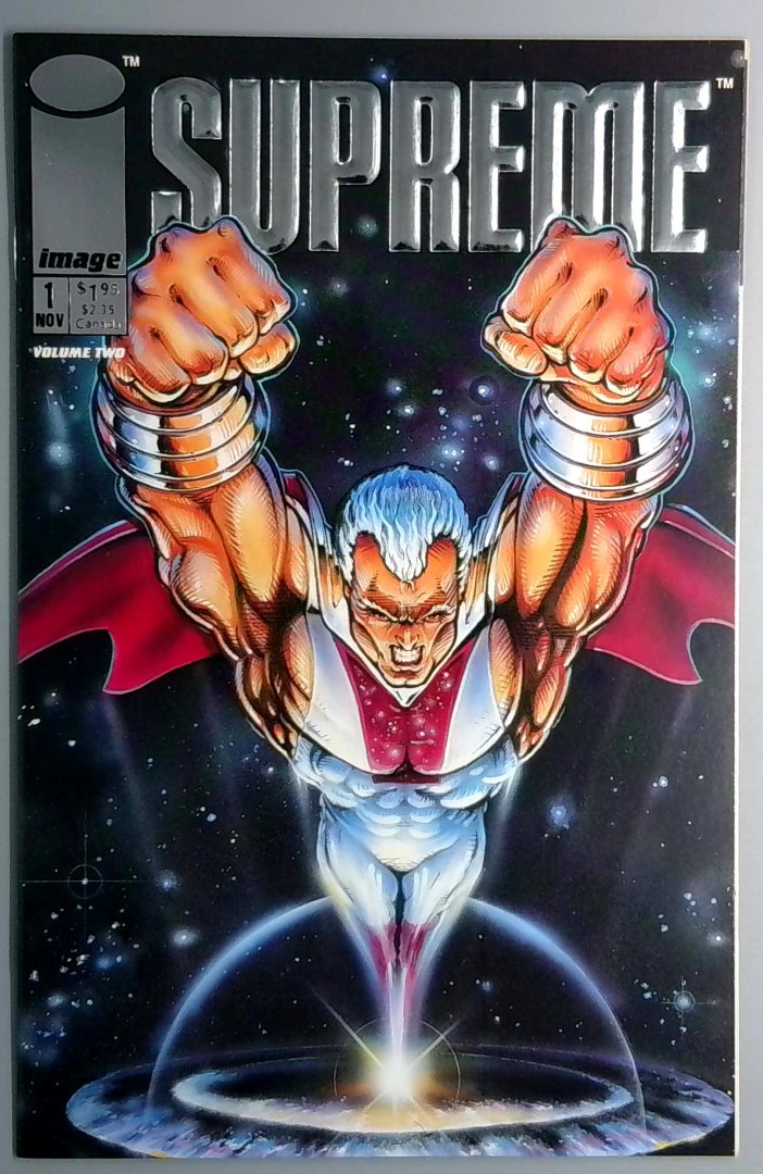 Supreme #1 NM Silver Foil Image 1992