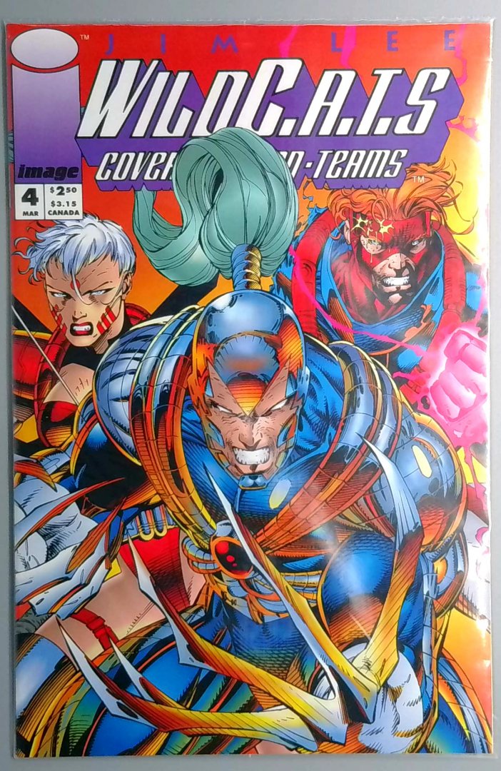 Wildc.a.t.s. Covert Action Teams #4 NM Polybagged with Card IMAGE 1992