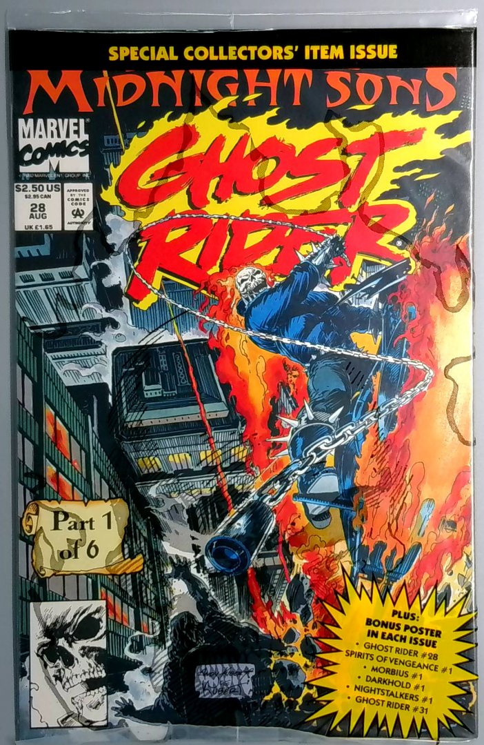 Ghost Rider #28 NM 1st Appearance of Lilith Marvel 1992