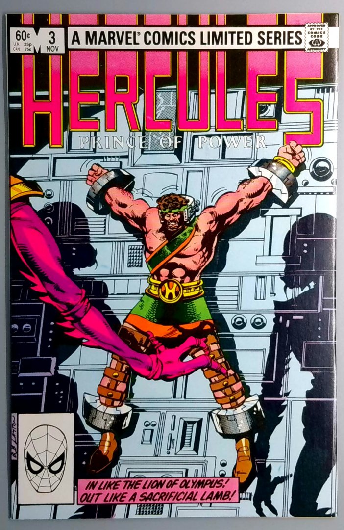Hercules: Prince of Power #3 NM Marvel 1984