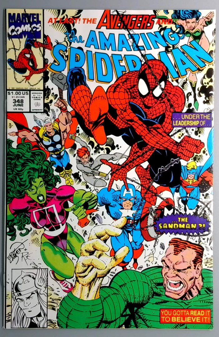 Amazing Spider-Man #348 VF/NM Marvel 1991