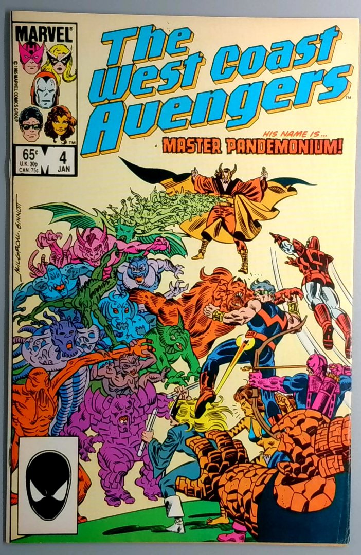West Coast Avengers #4 Marvel 1986