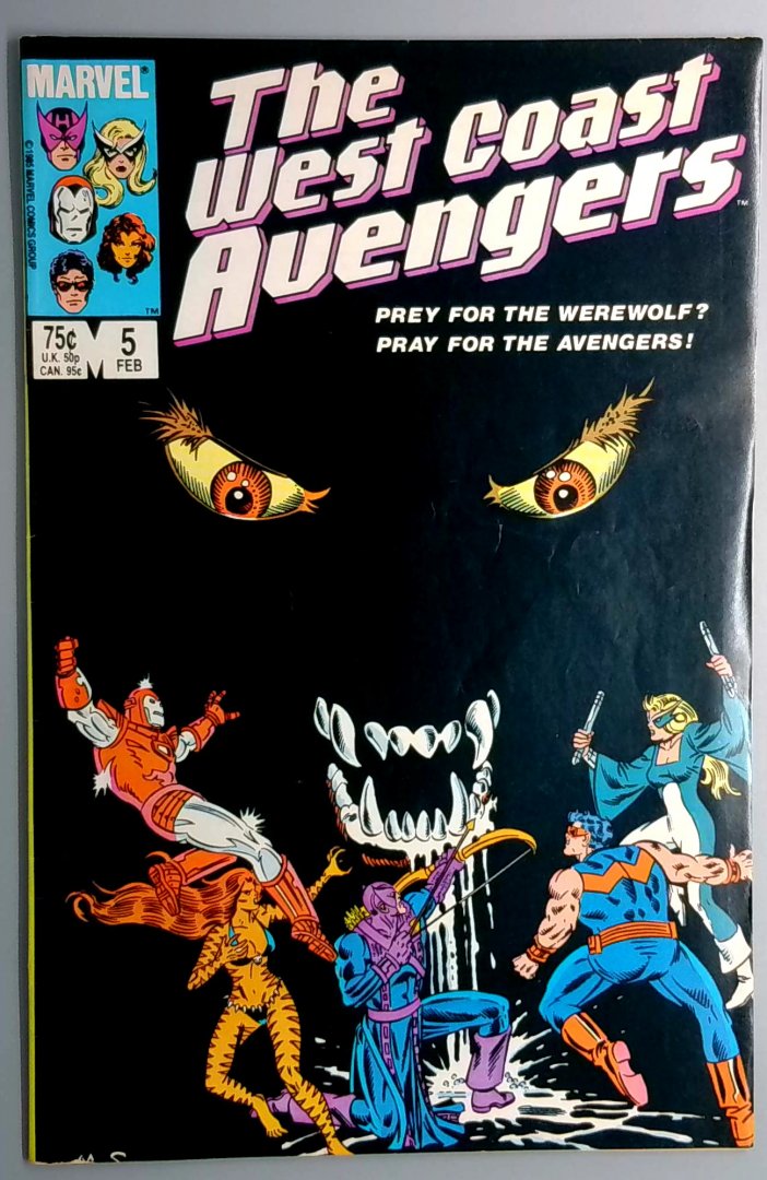West Coast Avengers #5 Marvel 1986