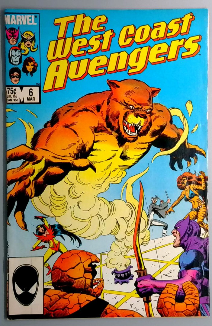 West Coast Avengers #6 Marvel 1986