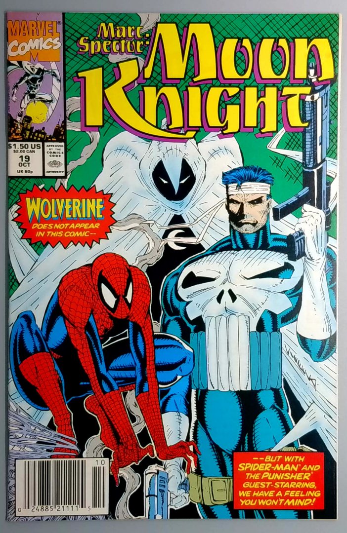Marc Spector: Moon Knight #19 NM NEWSSTAND Marvel 1990