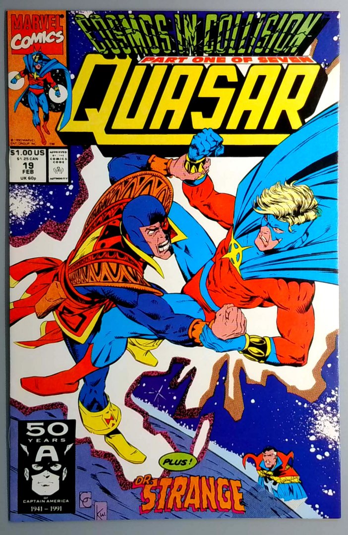 Quasar #19 NM Marvel 1991