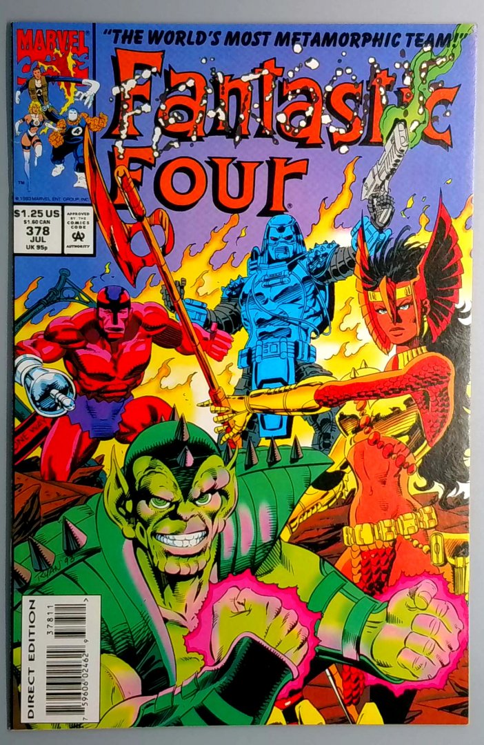 Fantastic Four #378 NM Marvel 1993