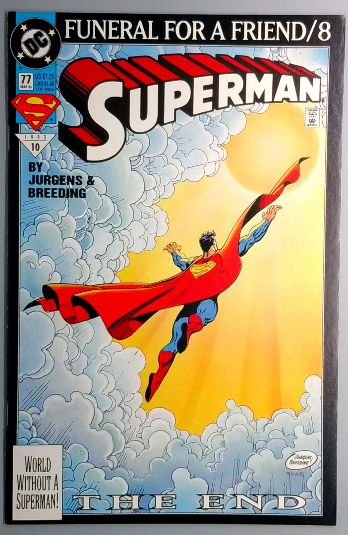 Superman #77 Funeral for a Friend 8 DC 1993