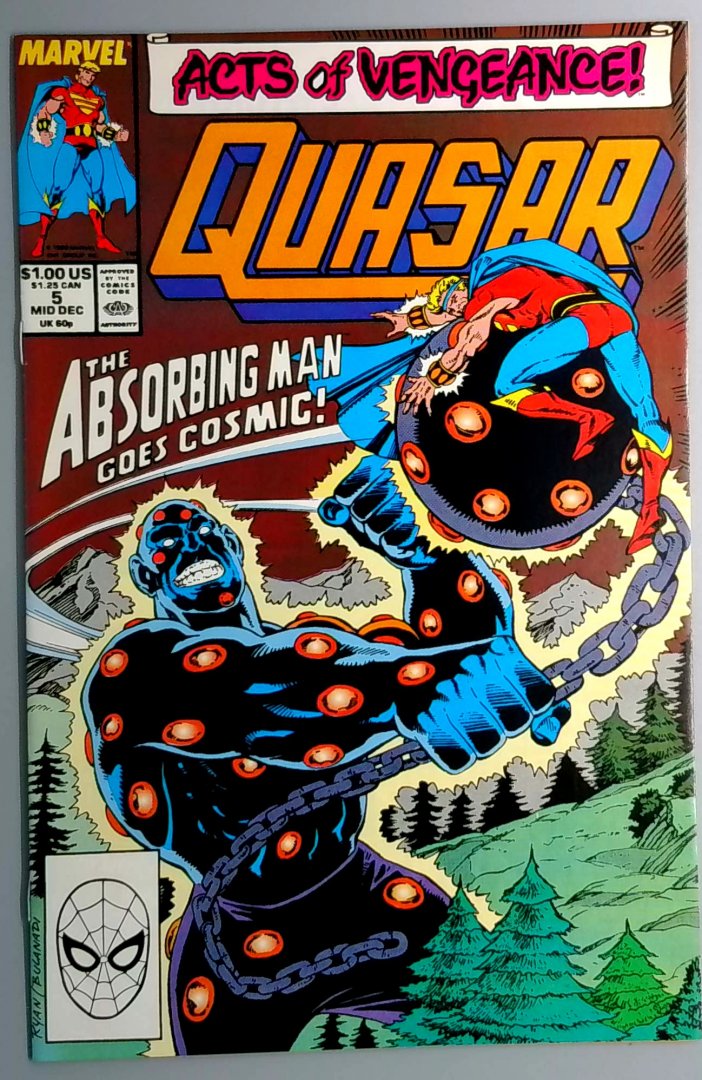 Quasar #5 VF/NM Marvel 1989