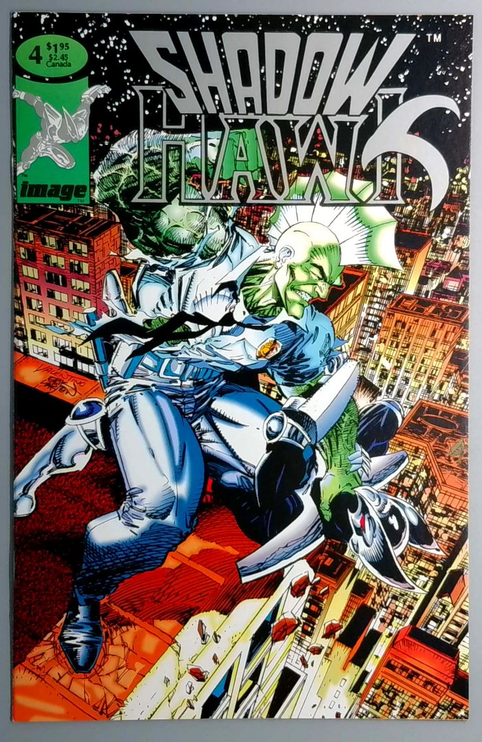 Shadowhawk #4 NM Savage Dragon Appears  Image 1993