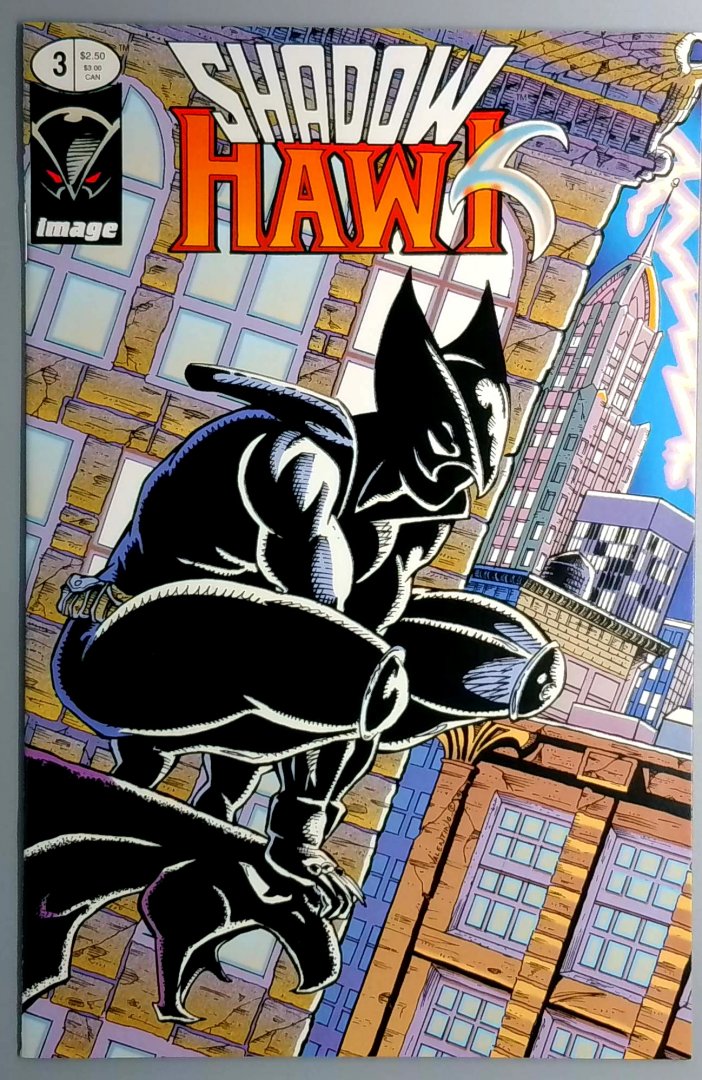 Shadowhawk #3 VF Glow-In-The-Dark Cover Image 1992