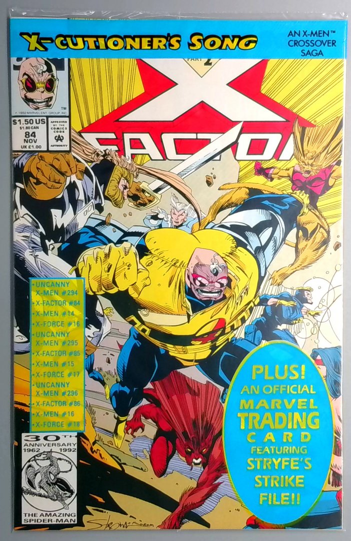 X-Factor #84 NM X-Cutioners Song Part 2 Marvel 1992