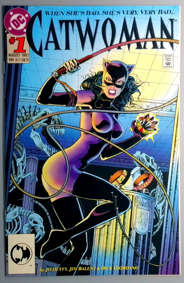 Catwoman #1 NM Embossed Cover DC 1993