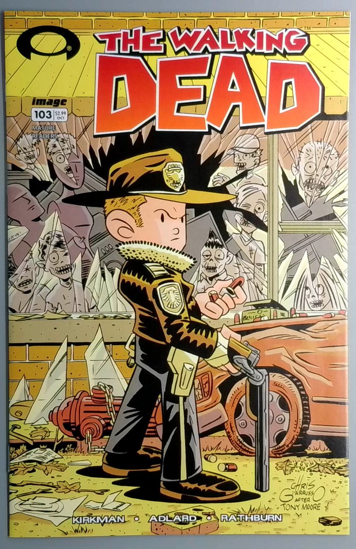 TWalking Dead #103 NM Chris Giarruso Cover Image 2012