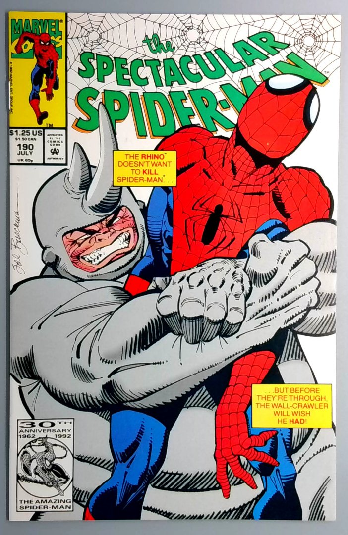 Spectacular Spider-Man #190 NM Marvel 1992