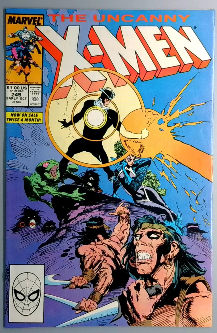 Uncanny X-Men #249 VF Marvel 1989