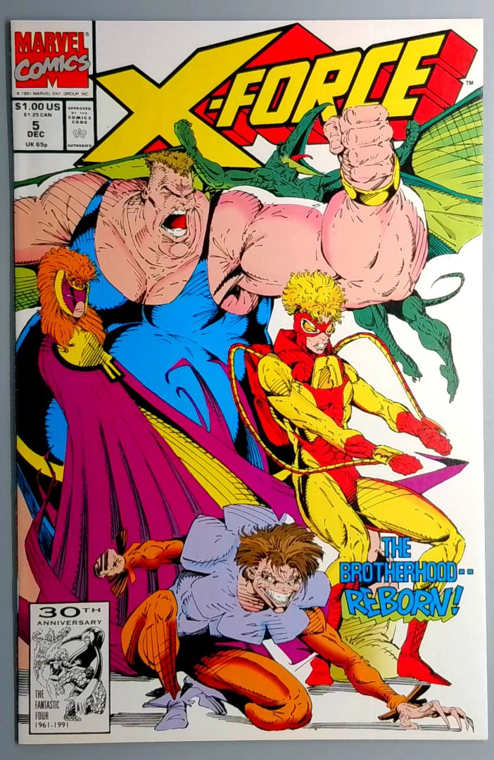 X-Force #5 NM- 1st Full Appearance of Tyler Dayspring Marvel 1991