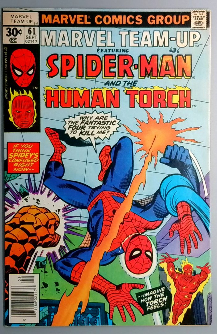 Marvel Team-Up #61 Human Torch Marvel 1977
