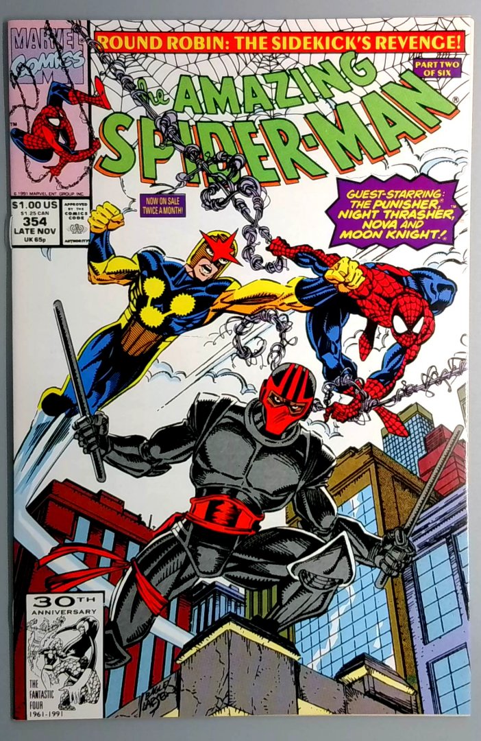 Amazing Spider-Man #354 NM 1st Appearance of Number Twelve MARVEL 1991