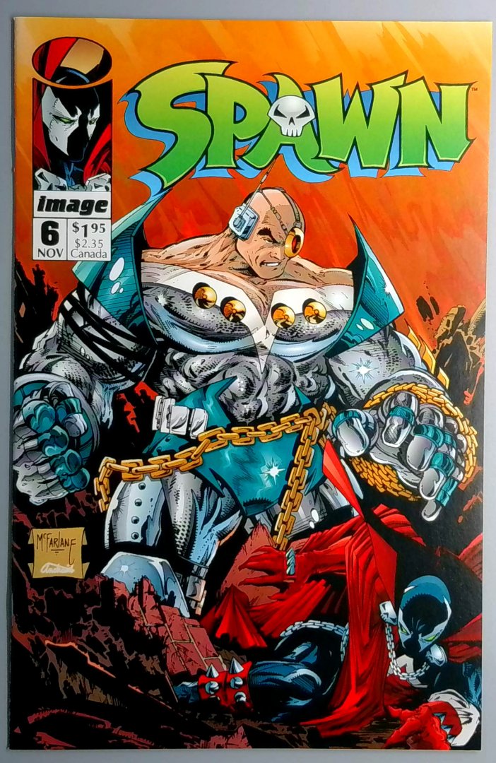 Spawn #6 NM- 1st Appearance of Tony Twist Image 1992