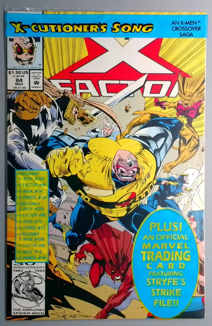 X-Factor #84 NM X-Cutioners Song Part 2 Marvel 1992