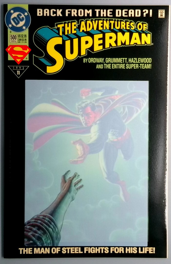 Adventures of Superman #500 NM- 1st Appearance of Eradicator DC 1993