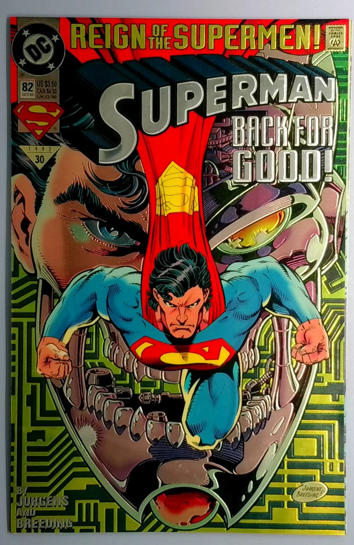 Superman #82 NM Reign of the Supermen DC 1993