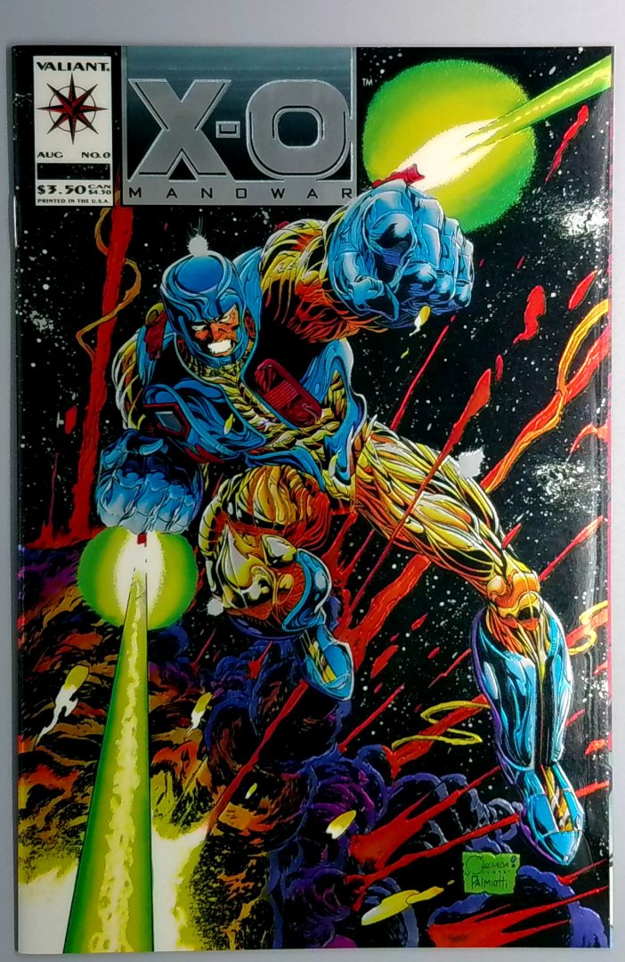 X-O Manowar #0 NM Origin Aric. Chromium Cover Valiant 1993