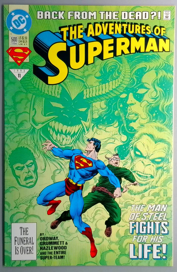 Adventures of Superman #500 NM First Appearance of Eradicator DC 1993