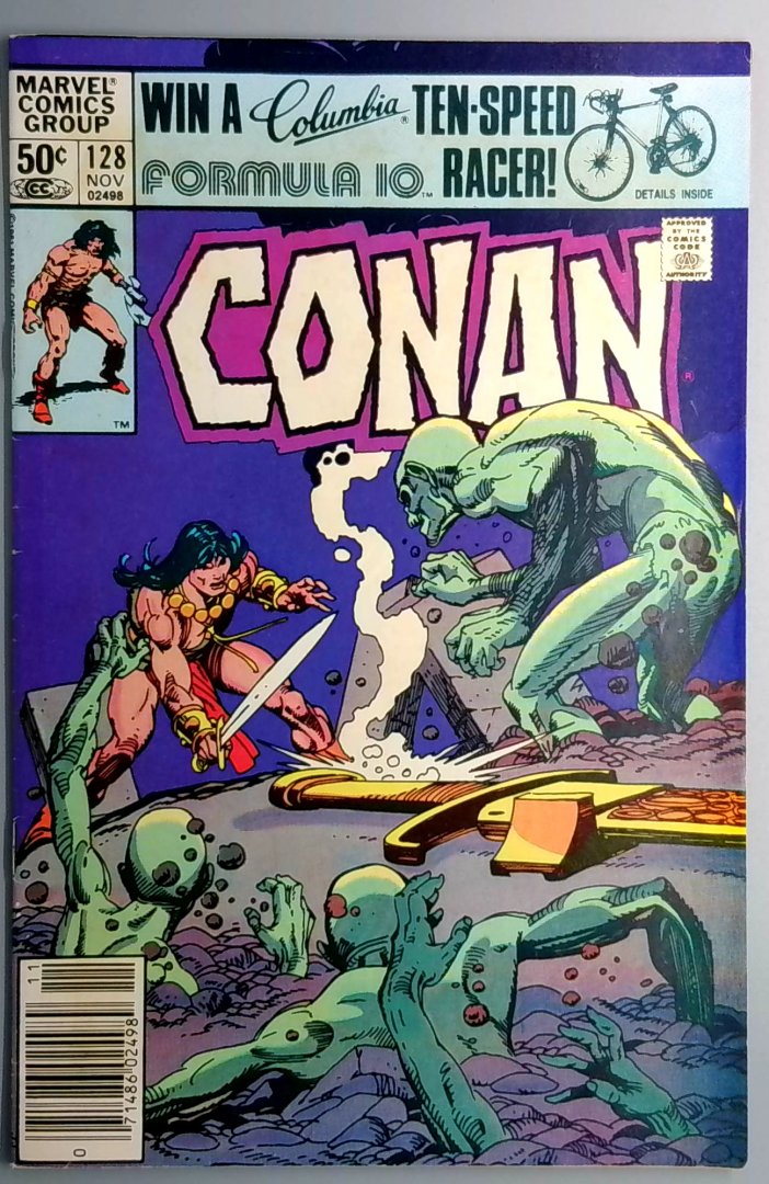 Conan the Barbarian #128 Newsstand Edition Marvel 1981