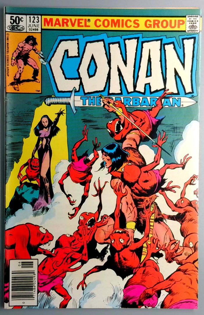 Conan the Barbarian #123 VF+ Newsstand Edition Marvel 1981