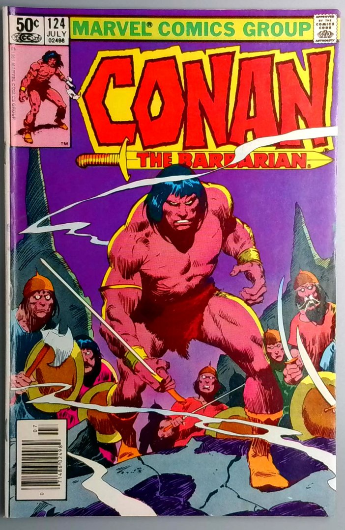 Conan the Barbarian #124 FN Marvel 1981