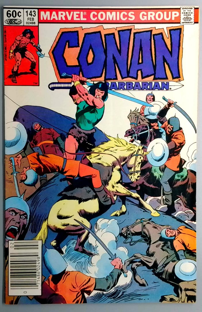 Conan the Barbarian #143 Newsstand Edition Marvel 1983