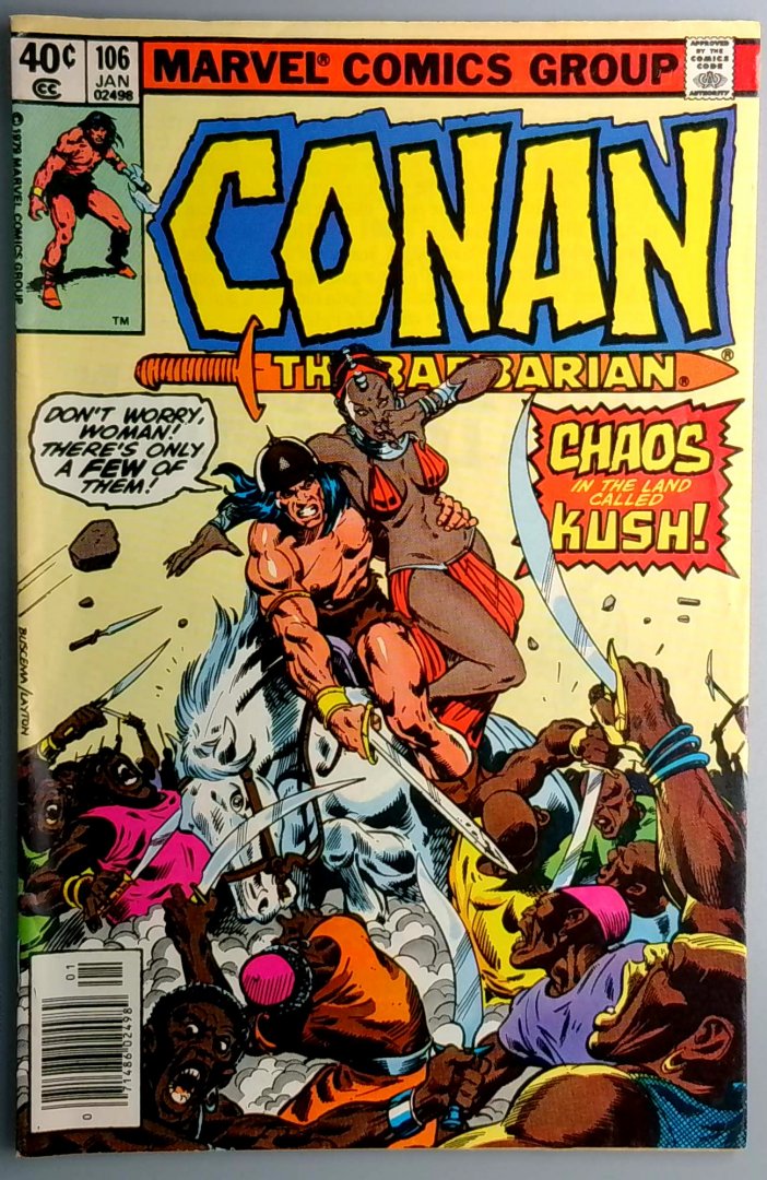 Conan the Barbarian #106 Direct Edition Marvel 1980