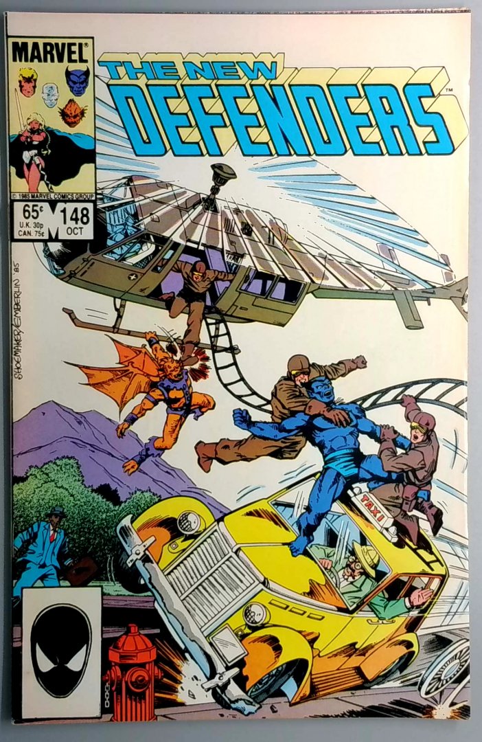 Defenders #148 1st Appearance of Minerva Bannister Direct Edition Marvel 1985