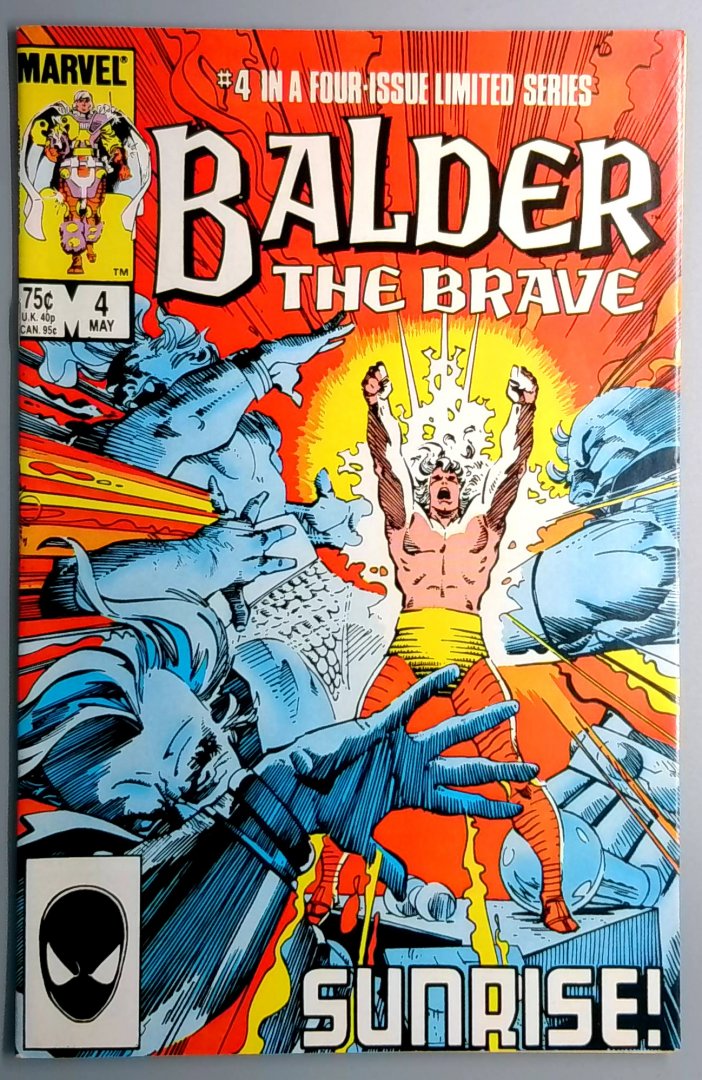 Balder the Brave #4 VF+ Marvel 1985