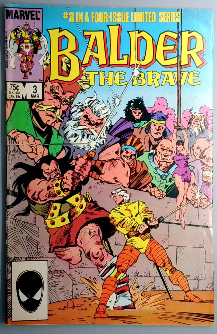 Balder the Brave #3 - Marvel 1985