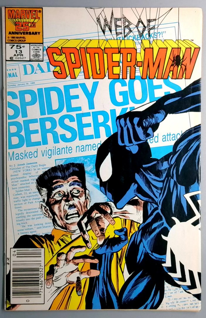 Web of Spider-Man #13 Newsstand Edition Marvel 1986