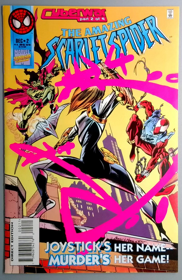 Amazing Scarlet Spider #2 NM- 1st App. Joystick Marvel 1995