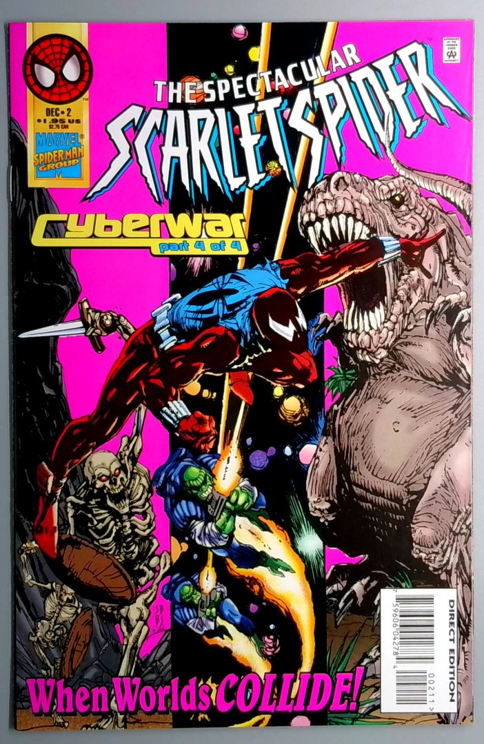 Spectacular Scarlet Spider #2 - Cyberwar Part 4 of 4 - Marvel 1993