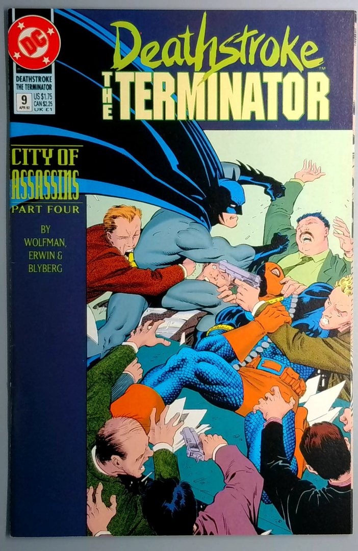 Deathstroke, the Terminator #9 VF/NM DC 1990