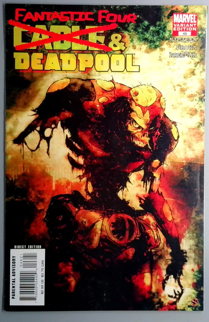 Cable & Deadpool #46 Marvel Zombie Month Skottie Young Cover Marvel 2007