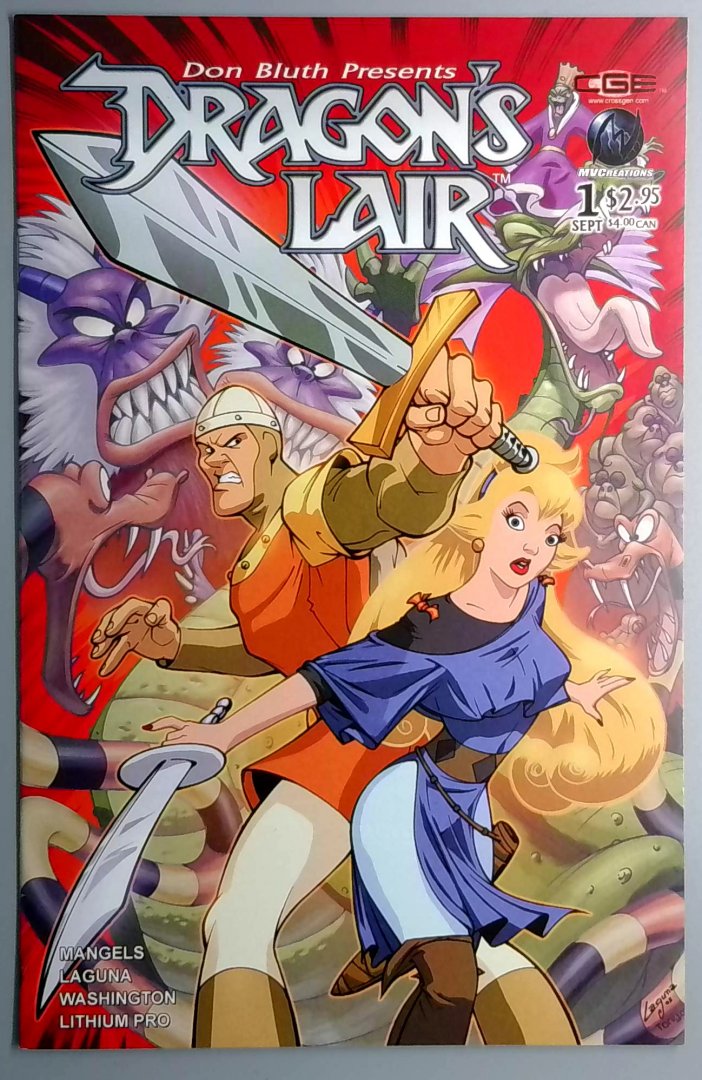 Dragon's Lair #1 NM Crossgen Don Bluth 1st Appearance Ryan Reynolds Movie 2003