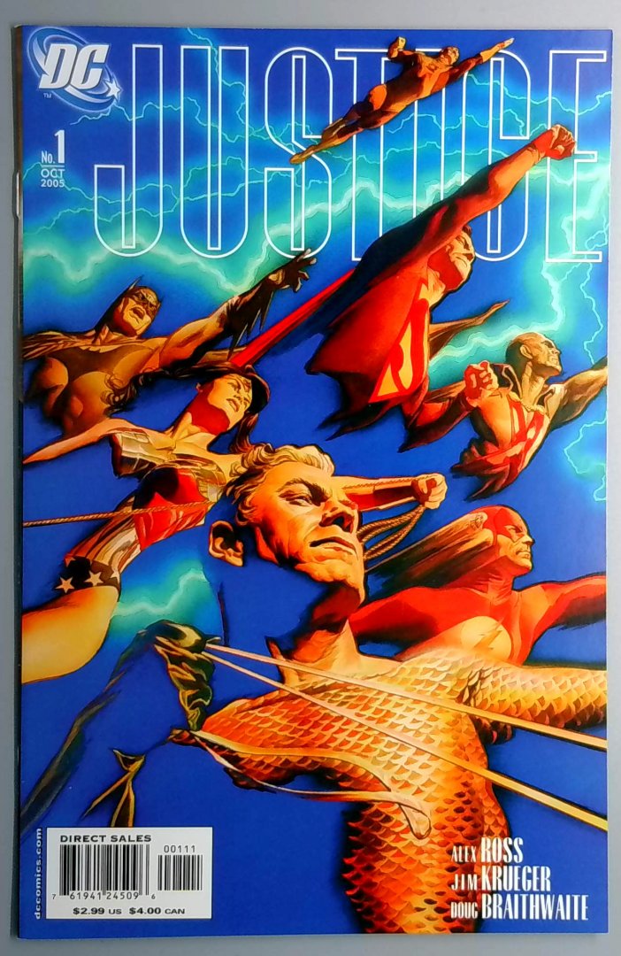 Justice #1 NM Regular Heroes Cover DC 2005