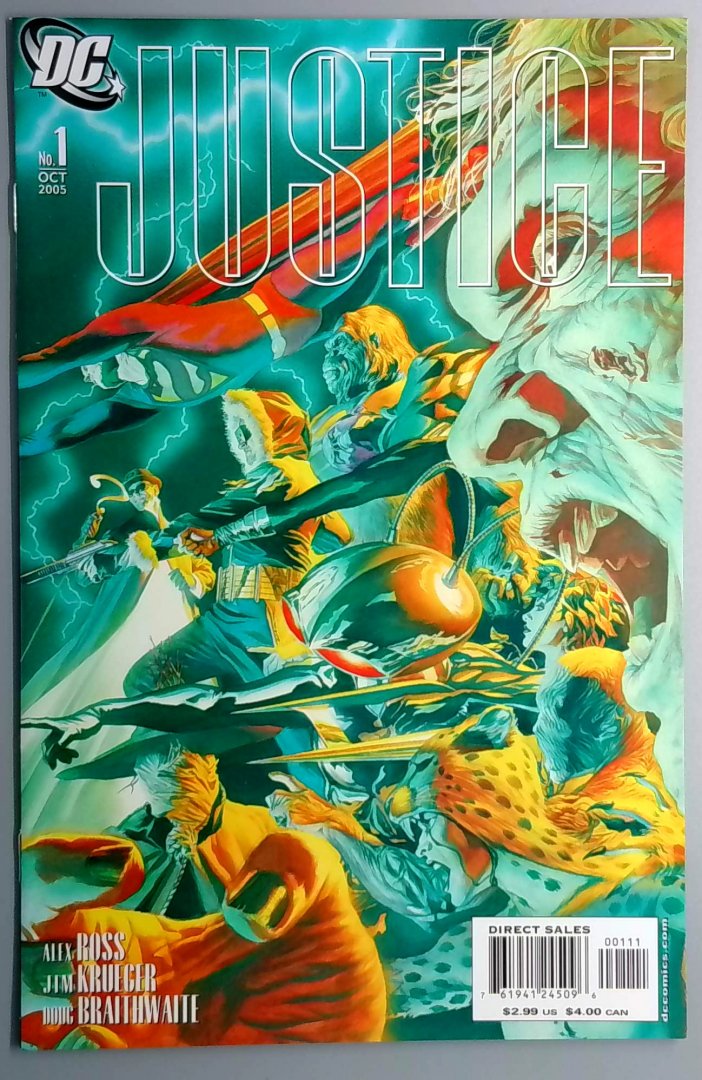 Justice #1 NM Alternate Villains Cover DC 2005