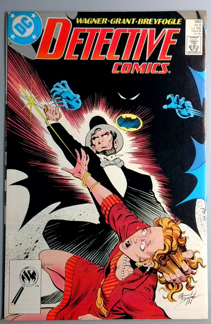 Detective Comics #592 VF/NM 1st Appearance of Cornelius Stirk DC 1988