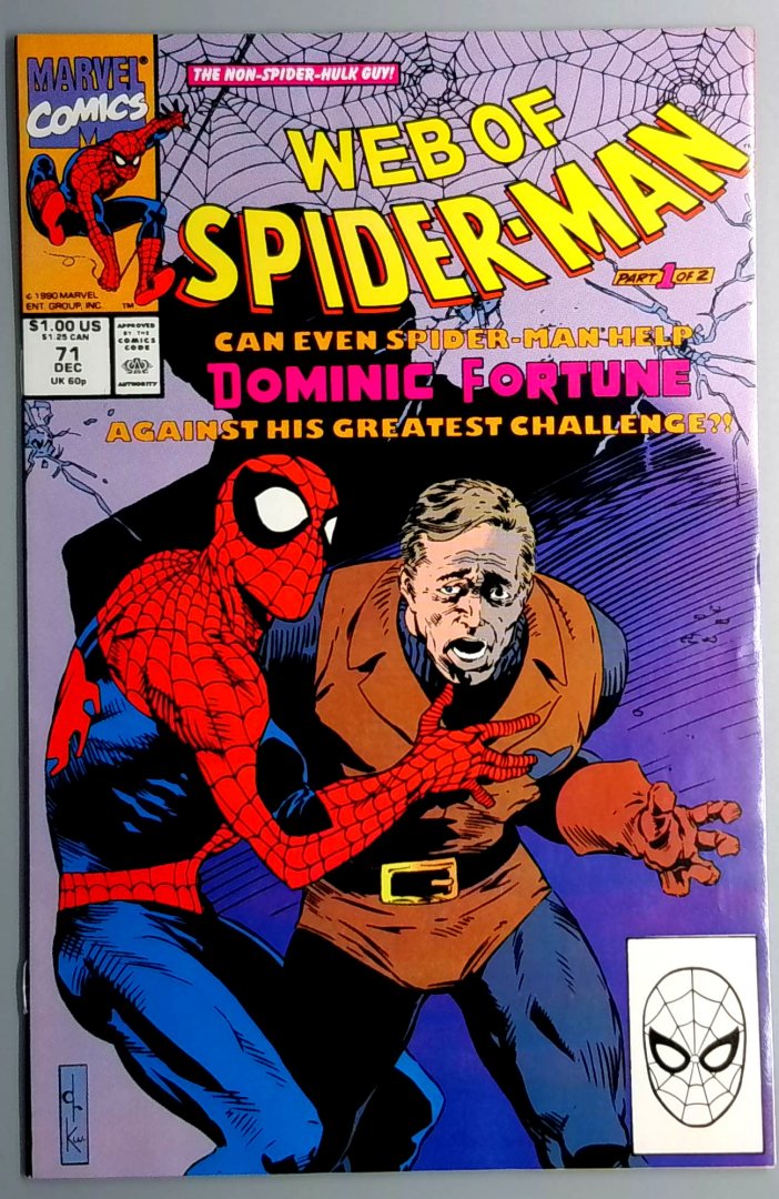 Web of Spider-Man #71 Marvel 1990