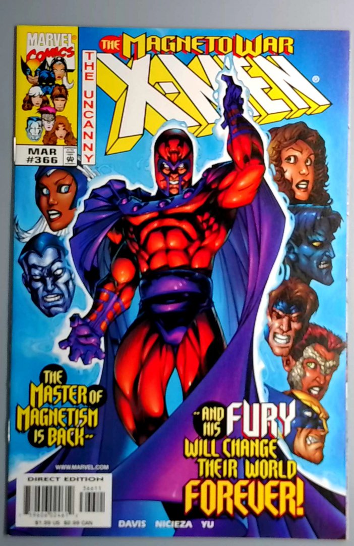 Uncanny X-Men #366 NM 1st Appearance of Astra Marvel 1999